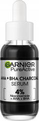 Garnier Pure Active AHA + BHA Charcoal Anti Imperfection Face Serum 30ml