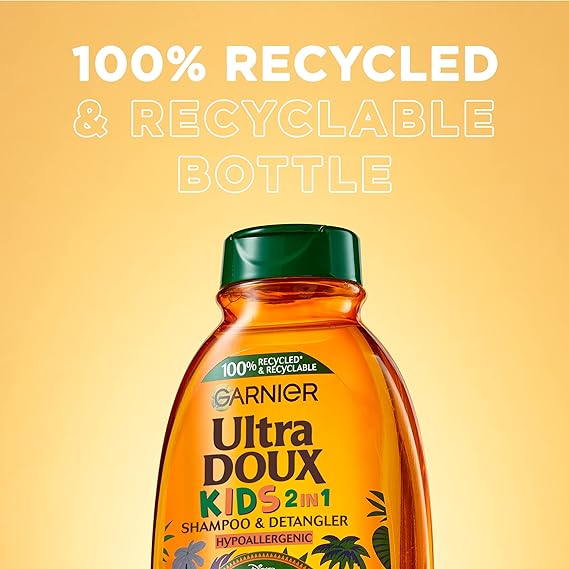 Garnier Ultra Doux 2 In 1 Kid Apricot & Cotton Flower Shampoo 400ml