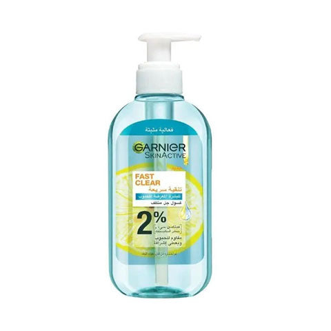 Garnier Fast Clear Gel Face Wash 200ml