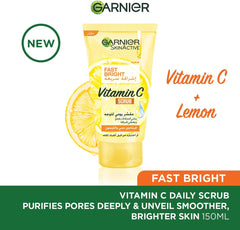 Garnier Fast Bright Vitamin C Scrub 150ml