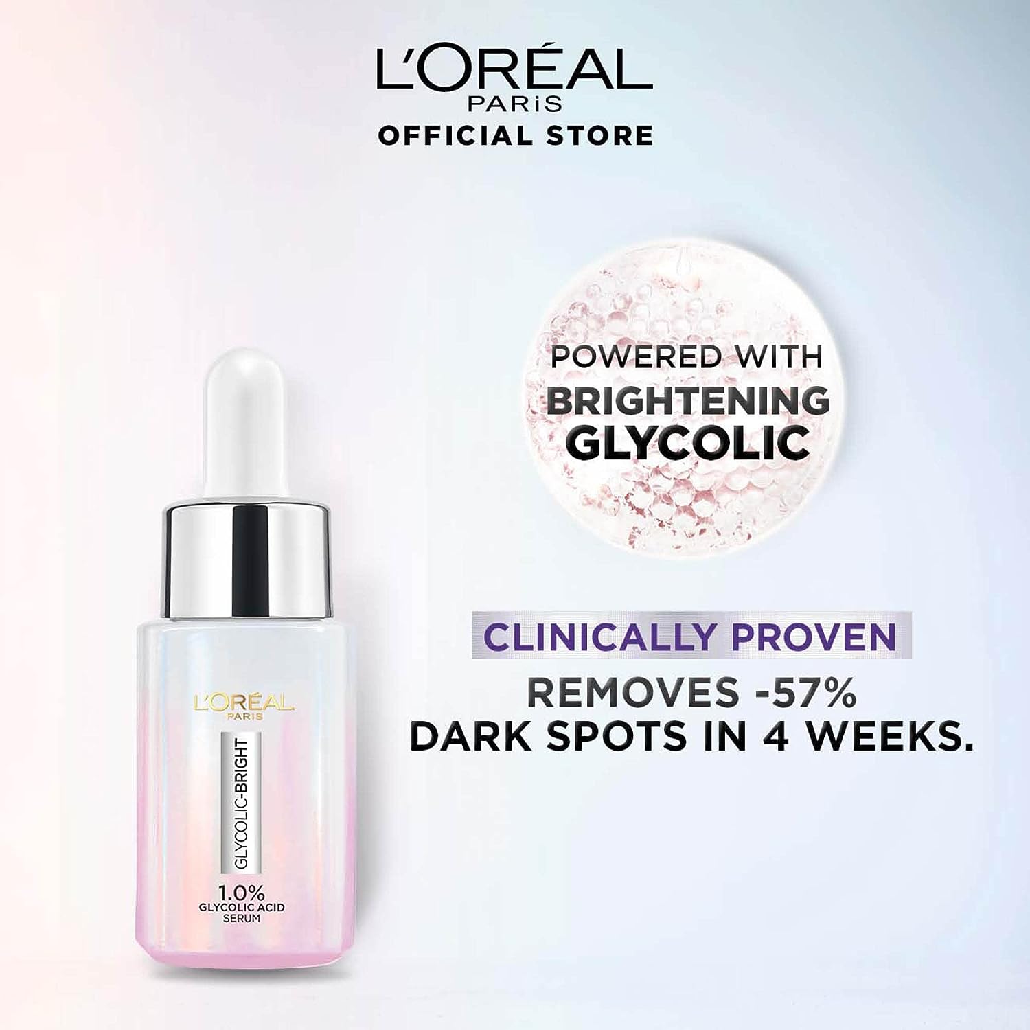 Loreal Glycolic Bright Face Serum 15ml