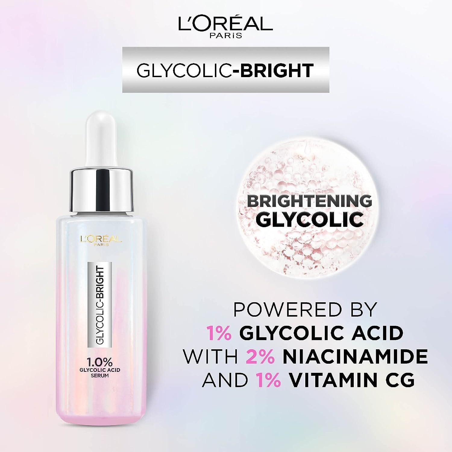 Loreal Glycolic Bright Face Serum 15ml