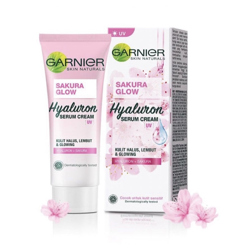 Garnier Sakura Glow Hyaluron UV Serum Cream - 20 ml