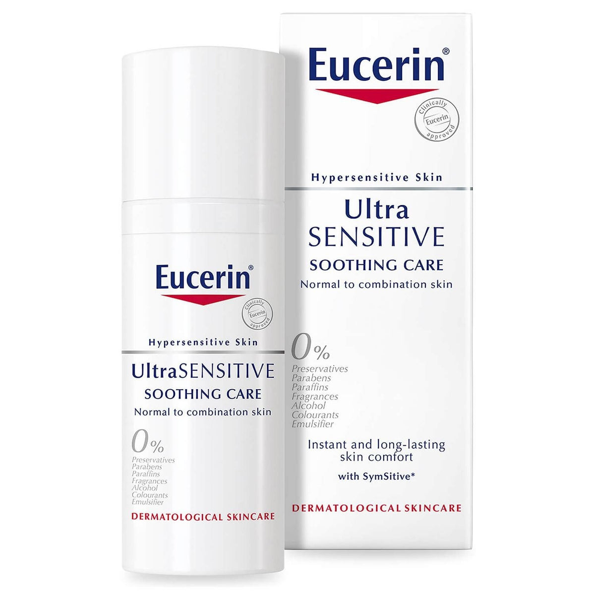 Eucerin Ultra Sensitive Normal To Combination Skin Care Moisturizer 50ml