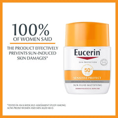 Eucerin Sun SPF50 Fluid Mattifying Sunscreen 50ml