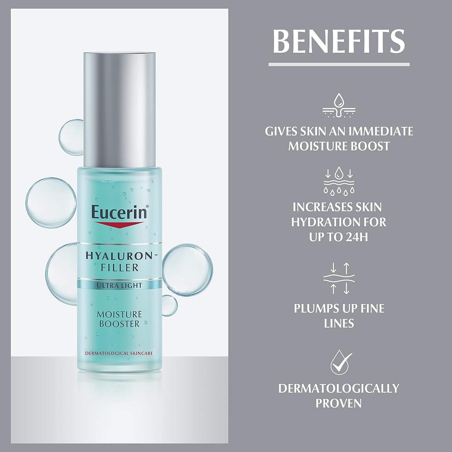 Eucerin Hyaluron Filler Booster Ultra Light  Moisturizer 30ml