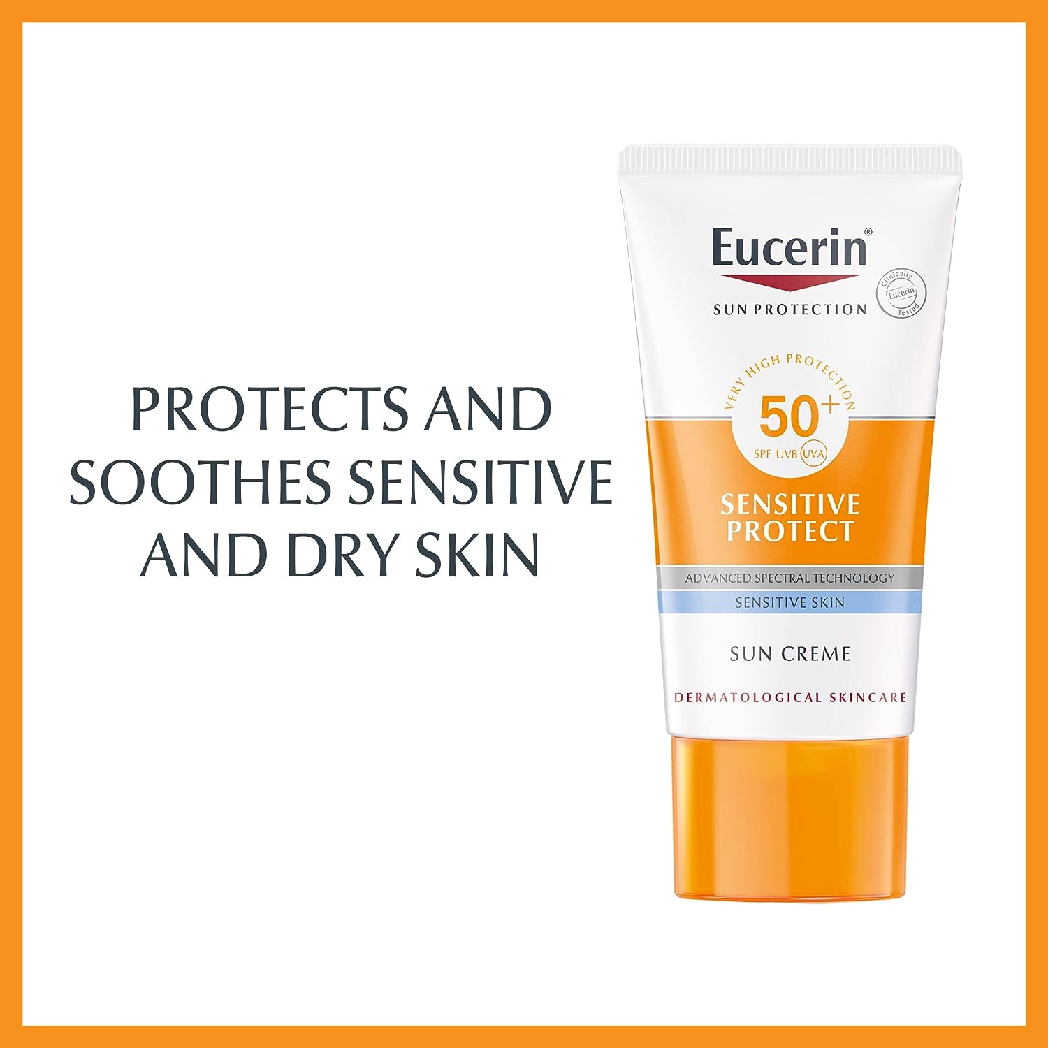 Eucerin SPF50+ Sensitive Protect Sun Cream 50ml