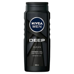 Nivea Men Deep Clean Shower Gel 500ml