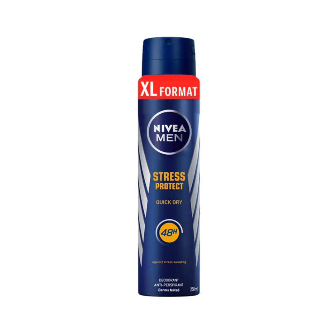 Nivea Men 72H Stress Protect Quick Dry Deo Spray 250ml