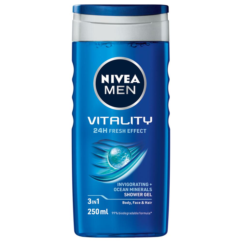 Nivea Men Vitality Fresh Shower Gel 250ml