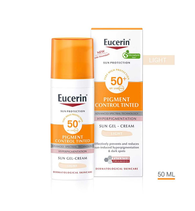 Eucerin SPF50+ Sun Pigment Control Tinted Gel Cream 50ml