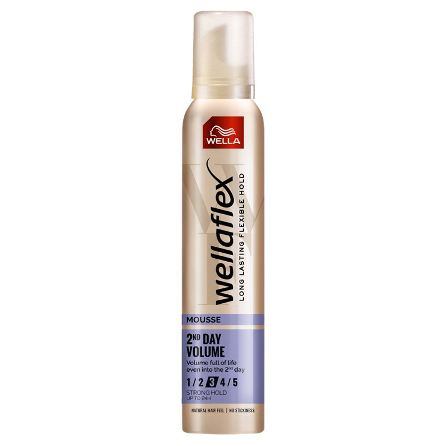 Wella 2nd Day Volume Strong Hold Mousse 200ml