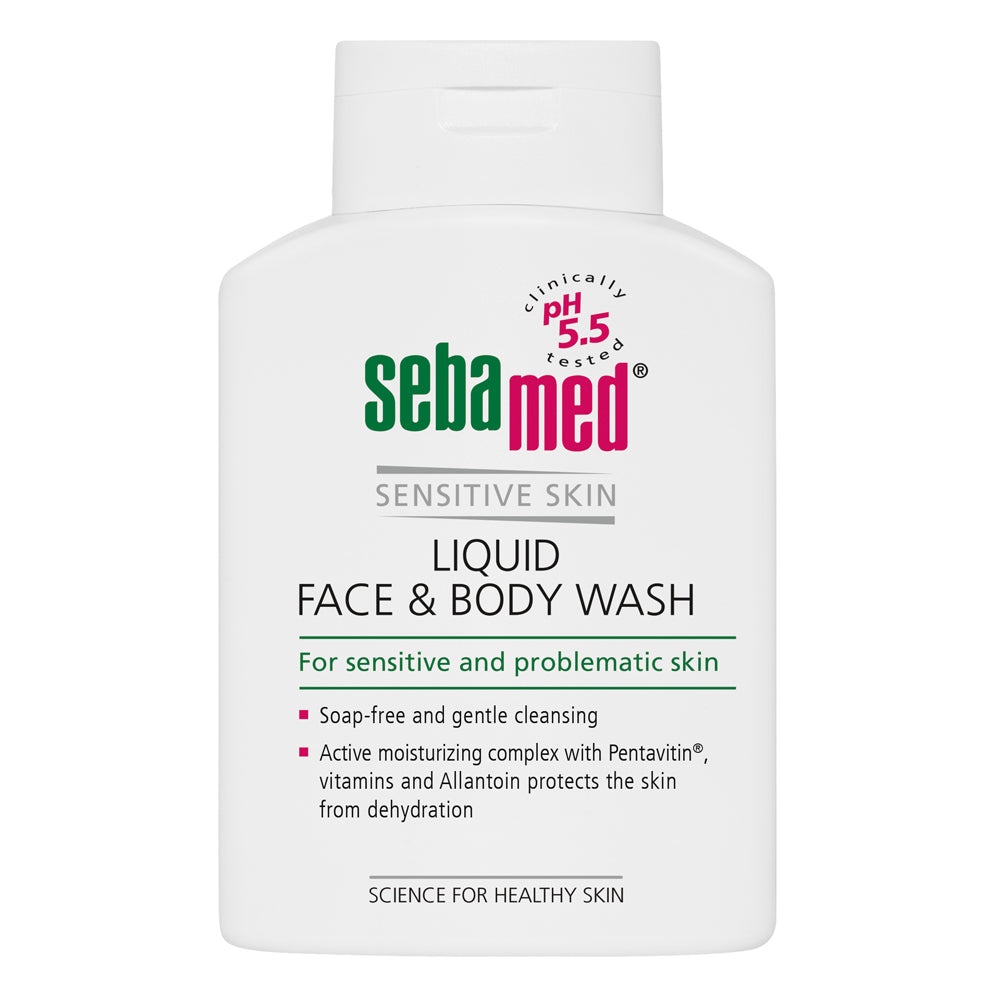 Sebamed Sensitive Skin Liquid Face & Body Wash 200ml