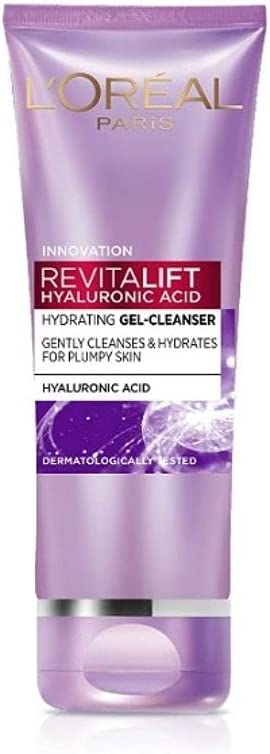 Loreal Revitalift Hyaluronic Acid Foam 100ml منظف جل ريفايتاليفت من لوريال باريس، تنظيف وترطيب لطيف، مع حمض الهيالورونيك، 100 مل