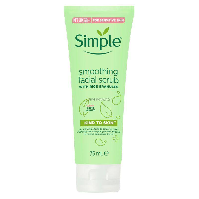 Simple Smoothing Rice Granules Facial Scrub 75ml