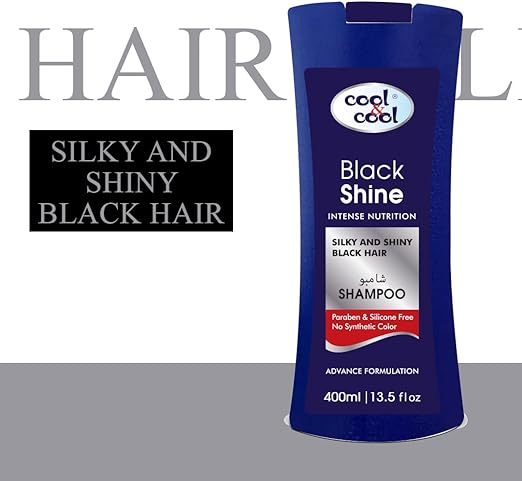 Cool & Cool Black Shine Shampoo 400ml