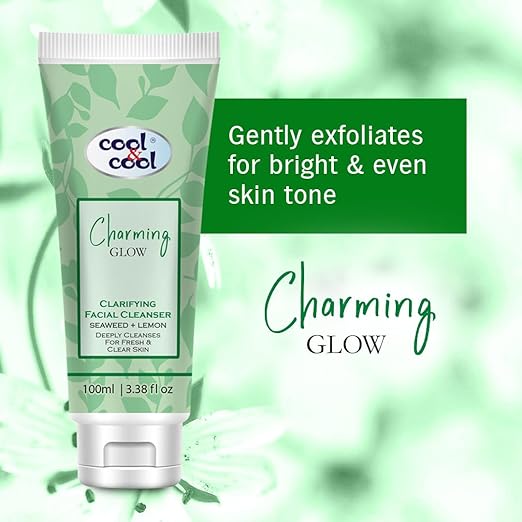 Cool & Cool Charming Glow Facial Cleanser Tube 100ml