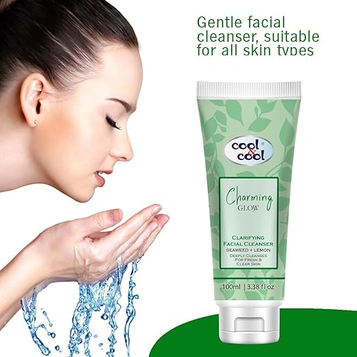 Cool & Cool Charming Glow Facial Cleanser Tube 100ml