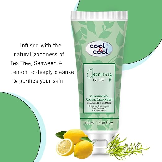 Cool & Cool Charming Glow Facial Cleanser Tube 100ml