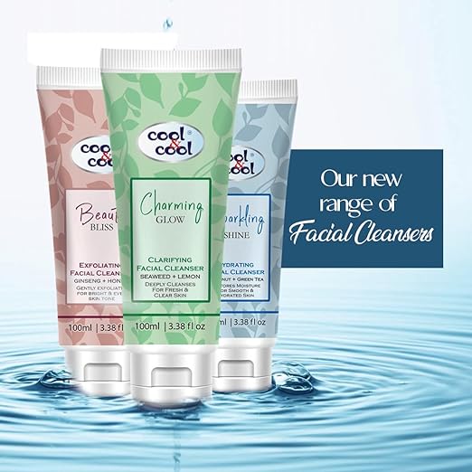 Cool & Cool Charming Glow Facial Cleanser Tube 100ml