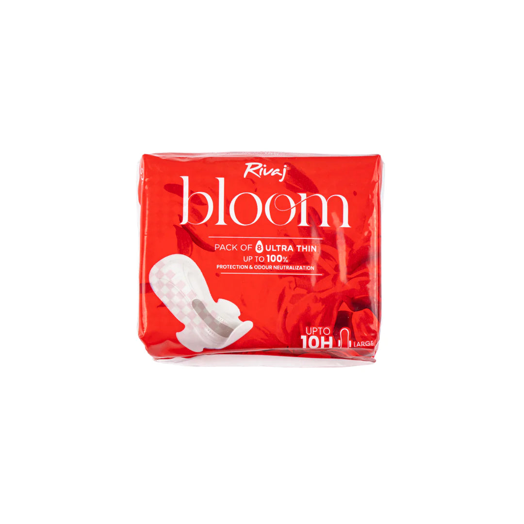 Rivaj Bloom Sanitary Pads 8'S - Single L