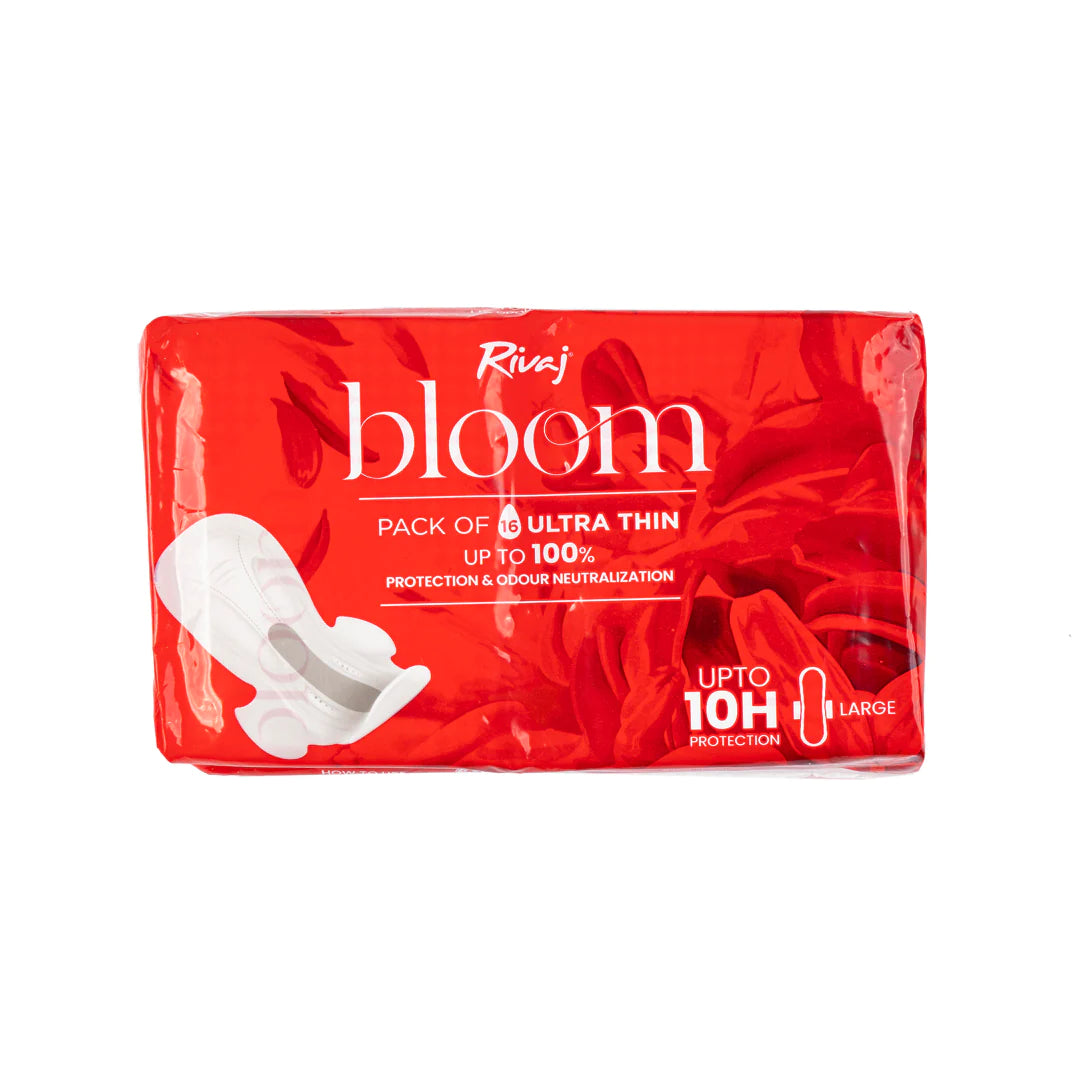 Rivaj Bloom Sanitary Pads 16'S - Double L