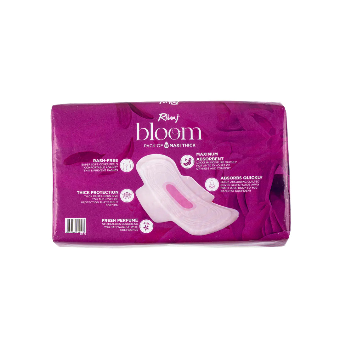 Rivaj Bloom Thick Sanitary Pads 18'S - Double L