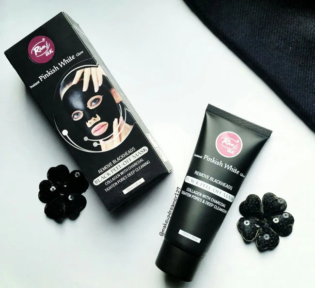 Rivaj Charcoal Pinkish White Peel Off Mask 100ml