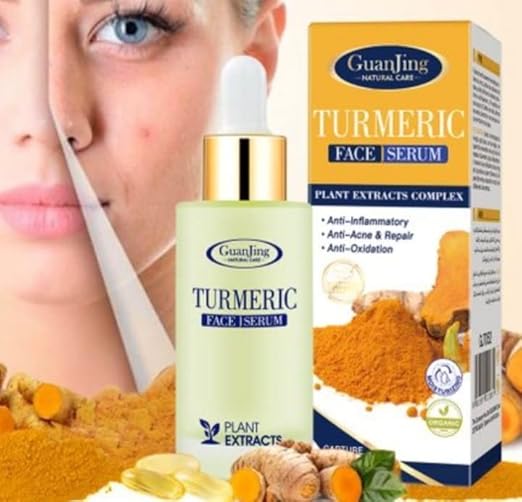 Guan Jing Turmeric Face Serum Anti-acne & Repair Anti-oxidation Rejuvenation (30ml)