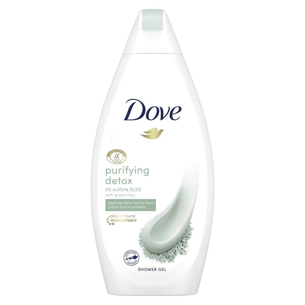 Dove Purifying Detox Body Wash Green Clay 250ml