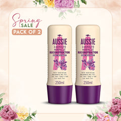 Aussie 3 Minute Miracle Reconstructor Conditioner 250ml (Pack of 2)