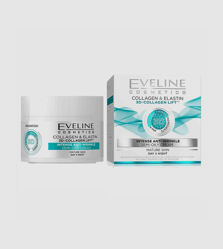 Eveline 3D Collagen & Elastin Anti Wrinkle Face Cream 50ml