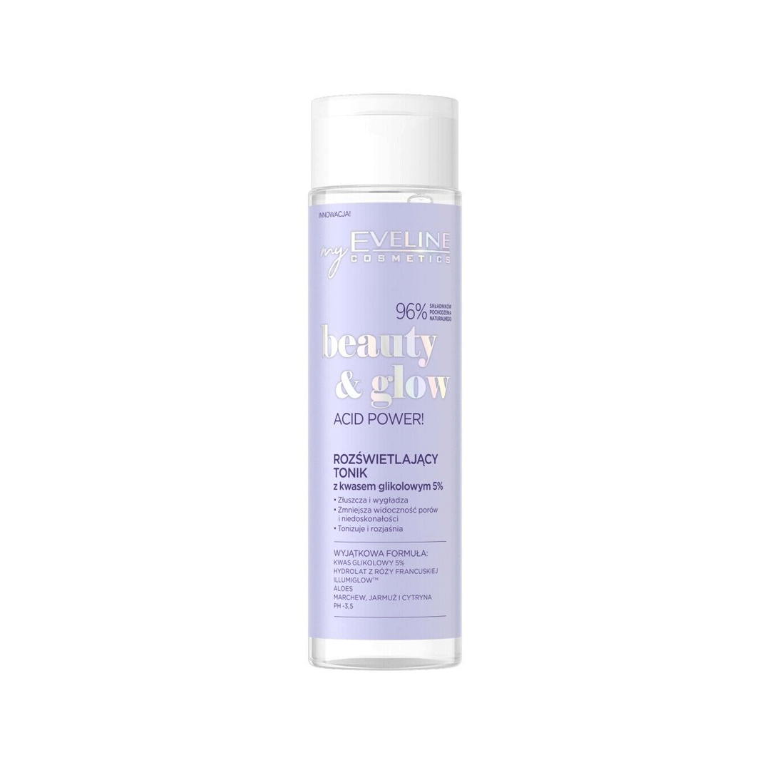 Eveline Beauty & Glow Acid Power Glycolic Illuminate Toner 200ml