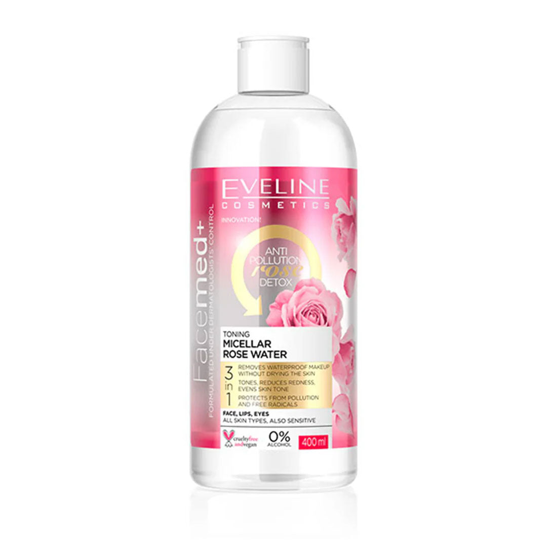 Eveline Facemed Toning Micellar Rose Water 400ml