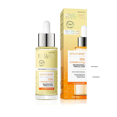 Eveline Shot 15% Vitamin C + Cg Illuminate Face Serum 30ml