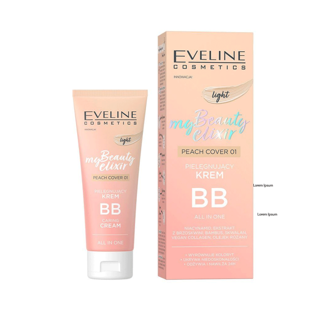 Eveline Cosm Mybeauty Elixir Dark Bb Cream 30ml - 01 Light