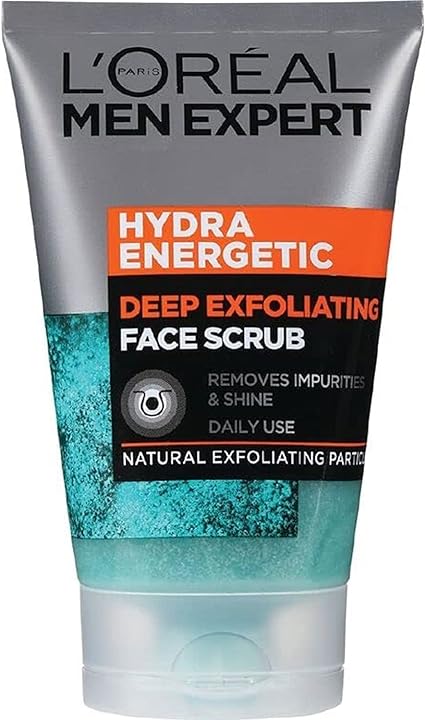 Loreal Men Hydra Energetic Exfoliating Face Scrub 100ml