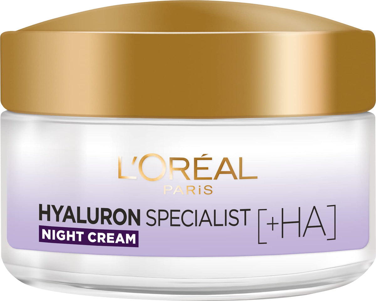 L'Oréal - HYALURON SPECIALIST NIGHT CREAM - Anti-wrinkle night face cream - 50 ml