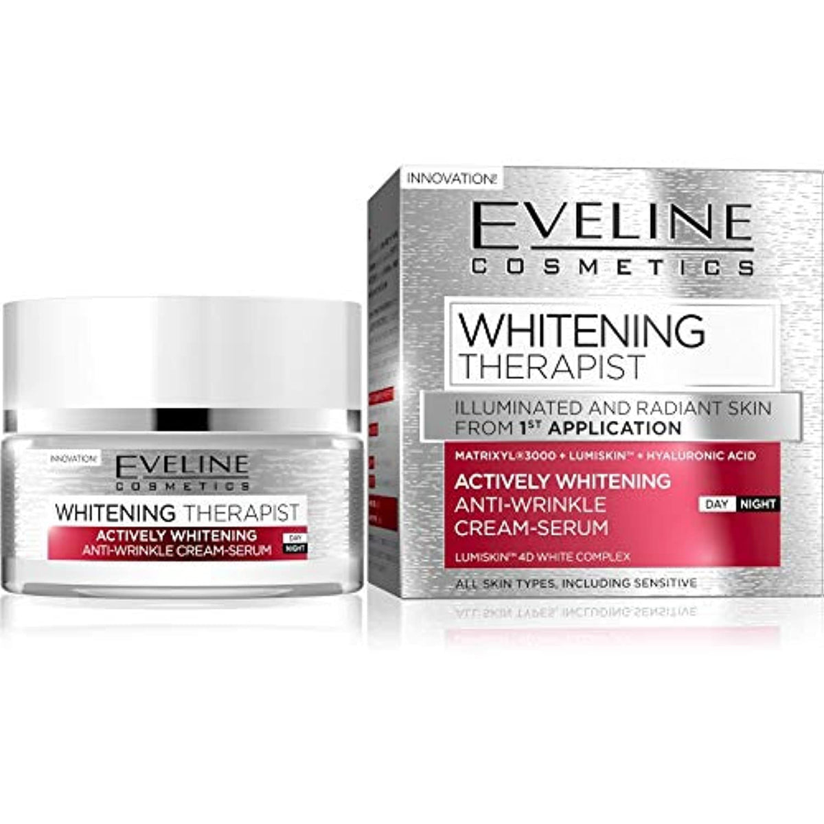 Eveline Whitening Therapist Anti-Wrinkle Face Cream 50ml