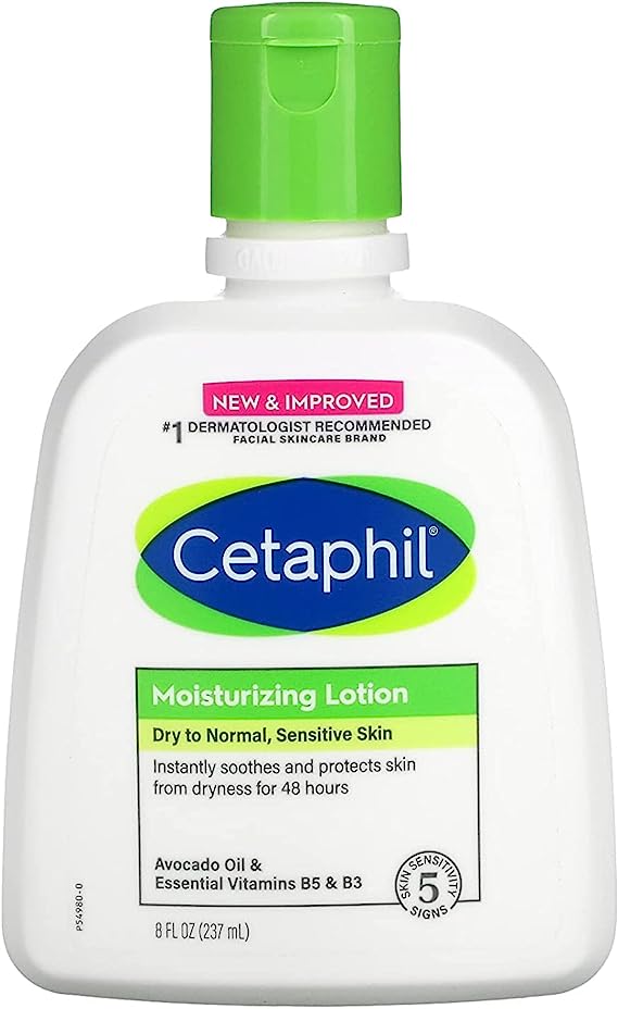 Cetaphil Moisturizing Lotion Dry To Normal Sensitive Skin 8Oz