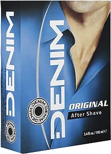 Denim Aftershave for Men - Original Fast Acting Instant Smoothen Freshly Shaved Skin Helps With Razor Burn Fresh and Toned Long Lasting Fragrance 100ML