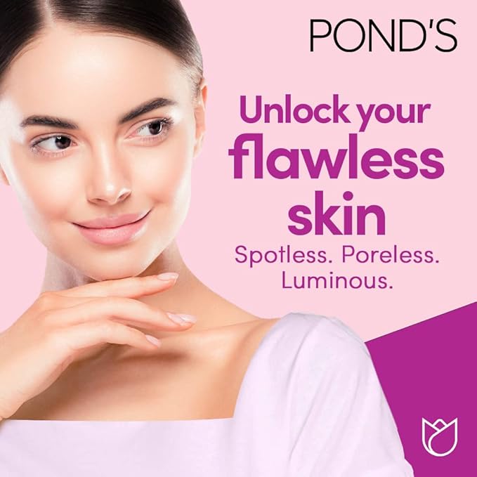 Pond's Flawless Radiance Night Cream, with Niacinamide Even-tone Glow Fades Dark Spots and Blemishes, 50g