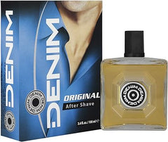 Denim Aftershave for Men - Original Fast Acting Instant Smoothen Freshly Shaved Skin Helps With Razor Burn Fresh and Toned Long Lasting Fragrance 100ML