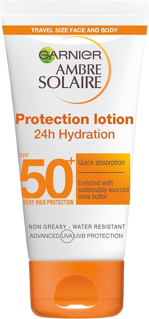 Garnier Ambre Solaire SPF50 Ultra Hydrationg Sunblock 50ml