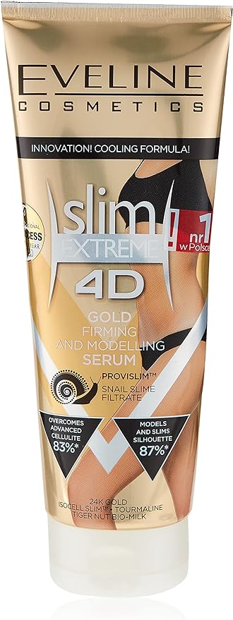 Eveline Slim Extreme 4D Gold Serum Slimming & Shaping Anti Cellulite 250ml