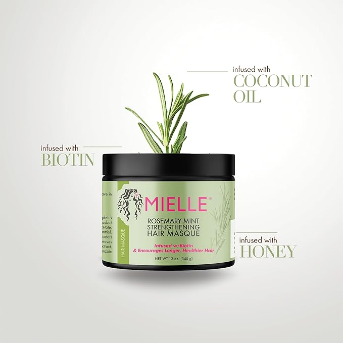 Mielle Organics Rosemary Mint Strengthening Hair Masque 340G