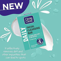 Clean & Clear Daily Facial Cleansing Bar 75g