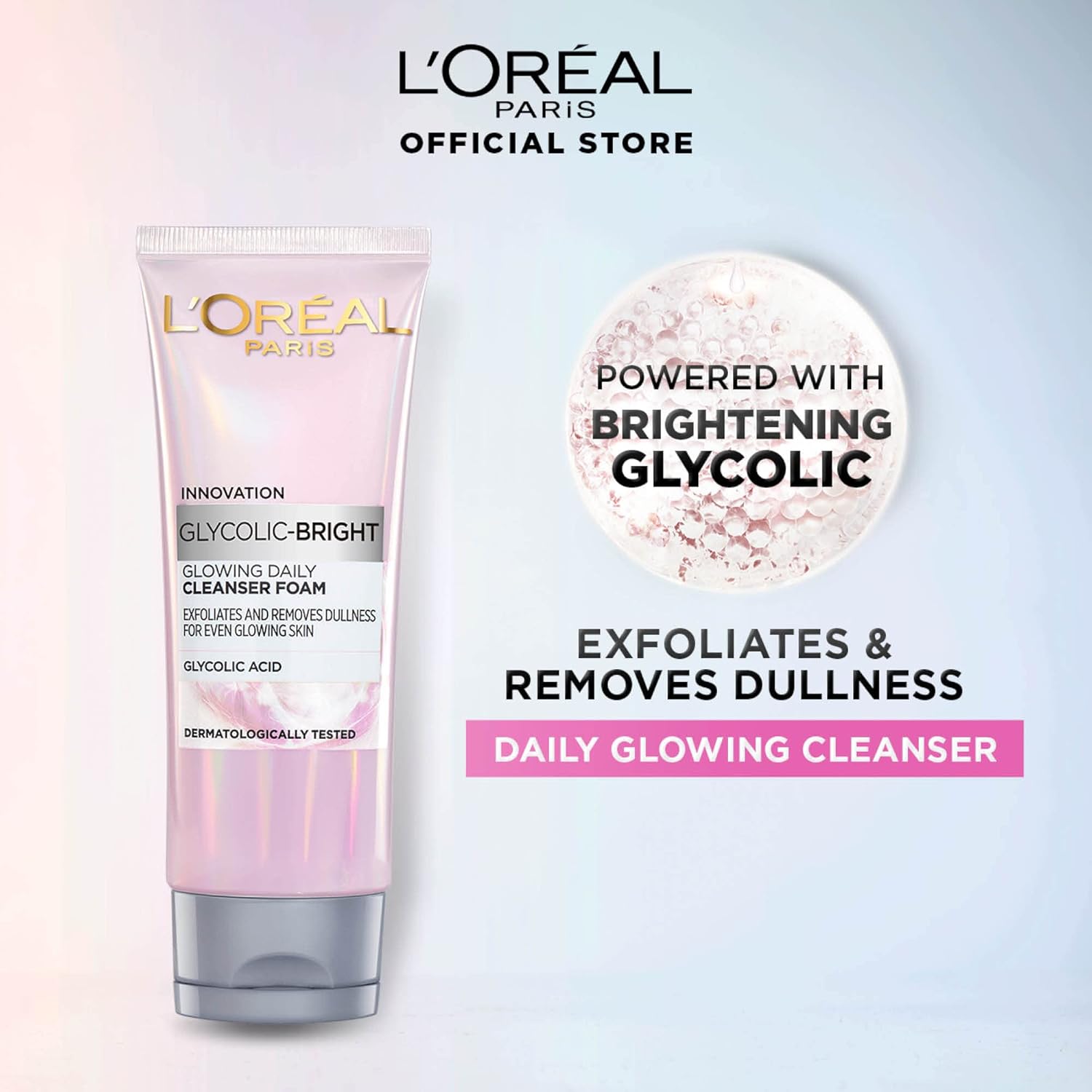 L’Oréal Paris L’Oréal Paris Glycolic Bright Glowing Daily Cleanser Foam 100ML