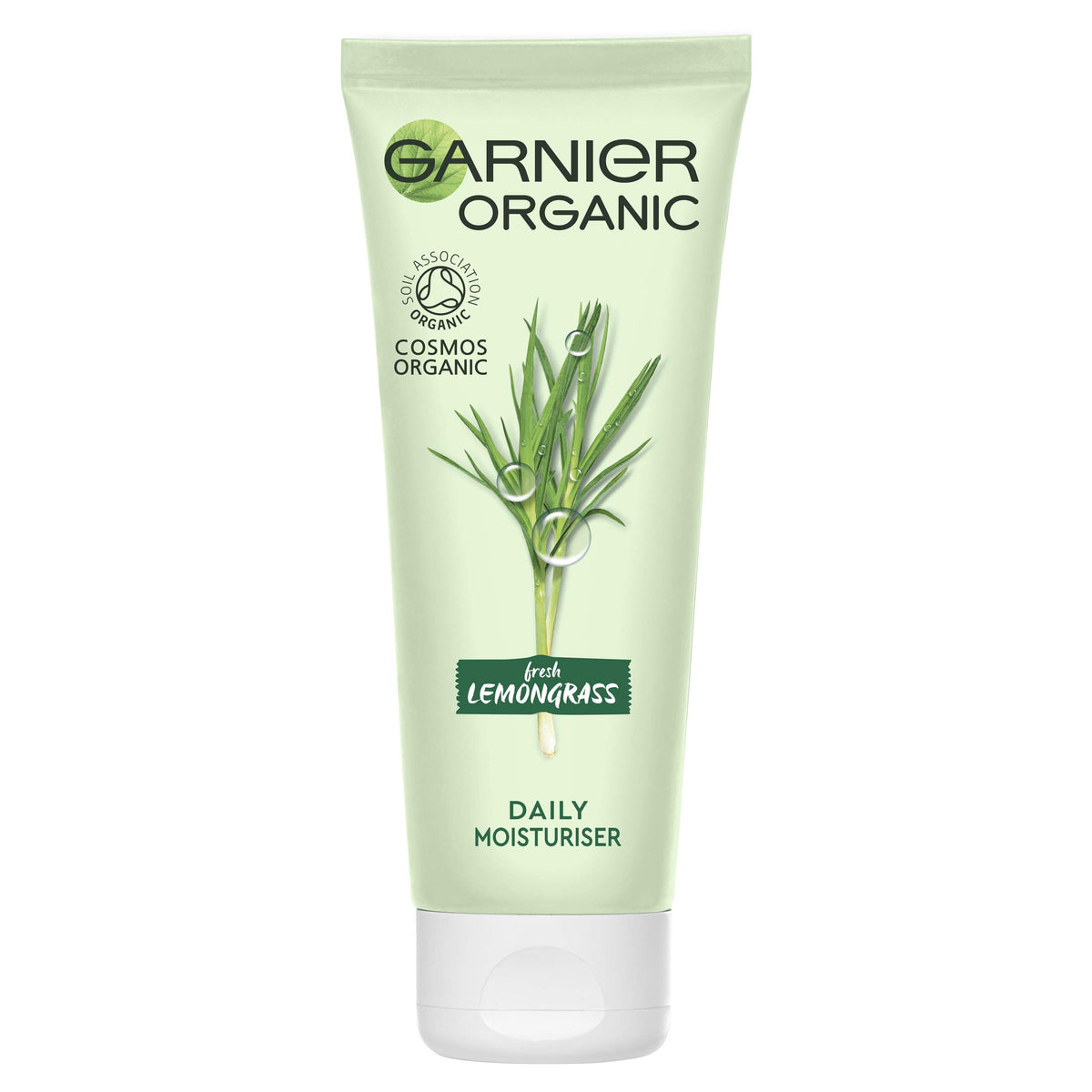 Garnier Organic Lemongrass Daily Face Moisturiser, Refreshing and Hydrating Day Cream for Combination and Normal Skin 50 ml