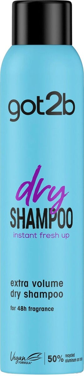 Got2B Dry Instant Refresh Extra Volume Shampoo 200ml